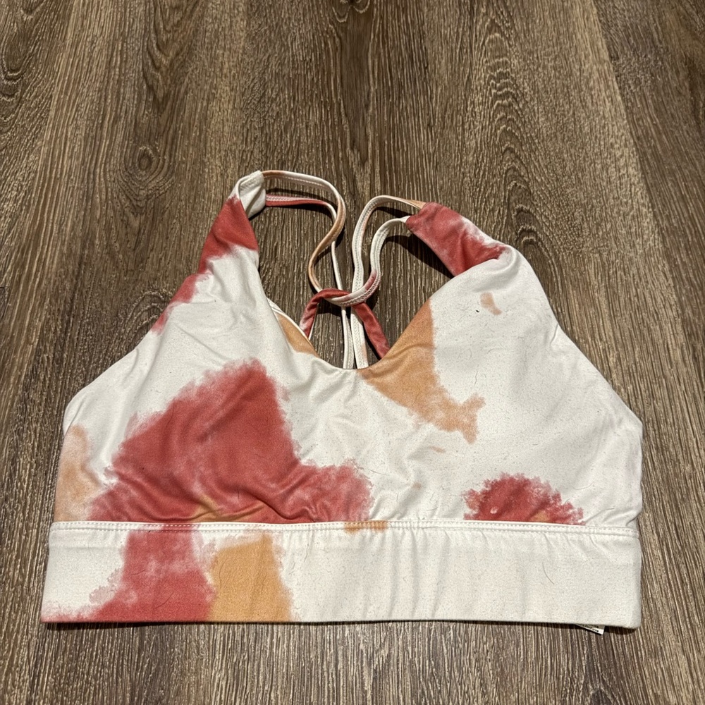 Vibrant Tie-Dye Sports Bra